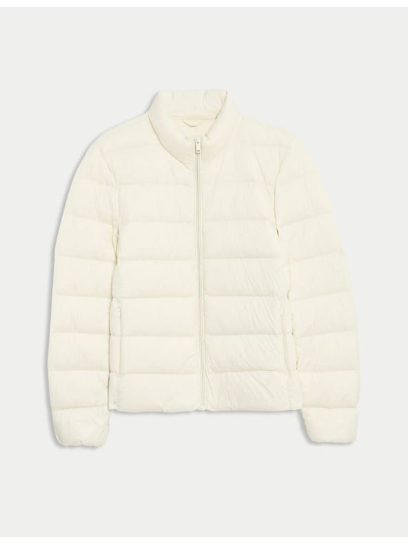 Marks & Spencer Prošivena sklopiva jakna s paperjem i puhom Marks & Spencer krem