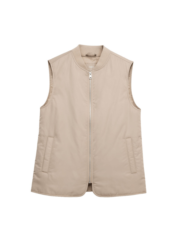 Marks & Spencer Topli prsluk Marks & Spencer bež