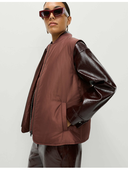 Marks & Spencer Topli prsluk Marks & Spencer smeđa