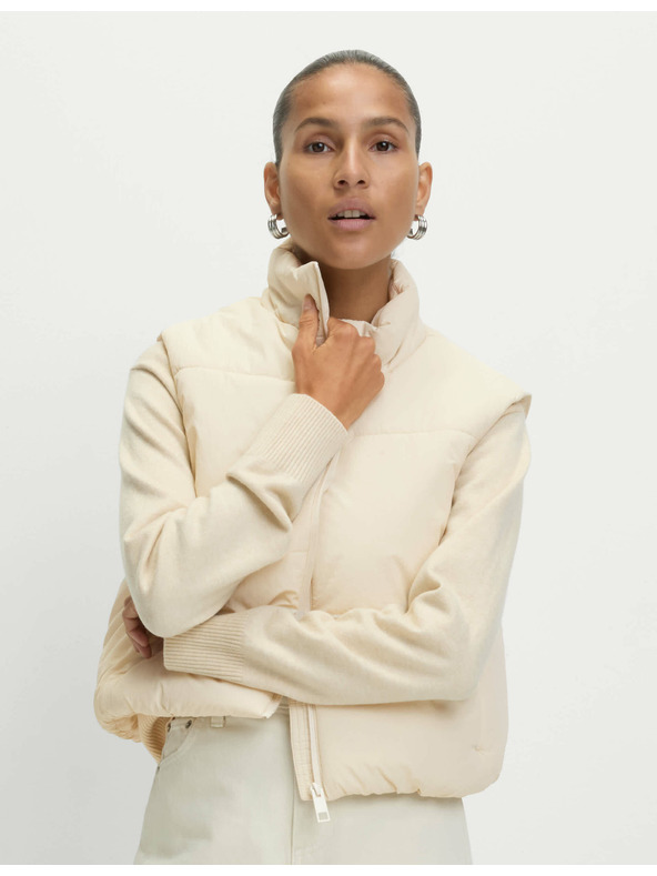 Marks & Spencer Kratki prošiveni prsluk s tehnologijom Thermowarmth™ Marks & Spencer bež