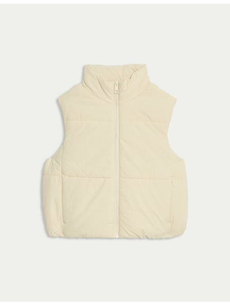 Marks & Spencer Kratki prošiveni prsluk s tehnologijom Thermowarmth™ Marks & Spencer bež