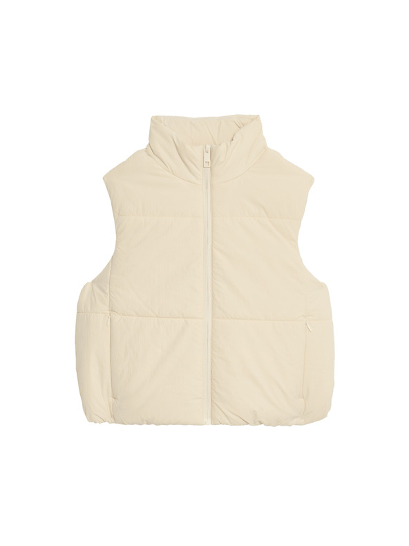 Marks & Spencer Kratki prošiveni prsluk s tehnologijom Thermowarmth™ Marks & Spencer bež