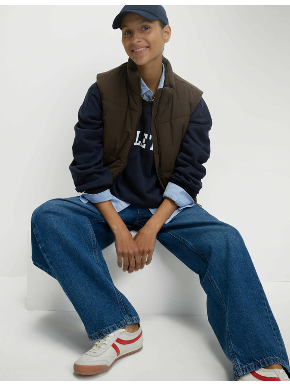 Marks & Spencer Kratki prošiveni prsluk s tehnologijom Thermowarmth™ Marks & Spencer smeđa