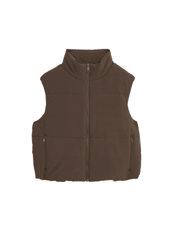 Marks & Spencer Kratki prošiveni prsluk s tehnologijom Thermowarmth™ Marks & Spencer smeđa