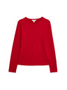 Marks & Spencer Top s dugim rukavima uskog kroja Marks & Spencer crvena