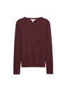 Marks & Spencer Rebrasti top s visokim udjelom pamuka Marks & Spencer crvena