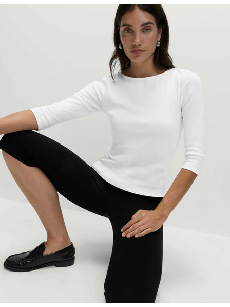 Marks & Spencer Top uskog kroja, od čistog pamuka Marks & Spencer bijela