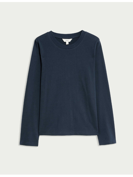 Marks & Spencer Top od čistog pamuka za svakodnevno nošenje Marks & Spencer mornarsko plava