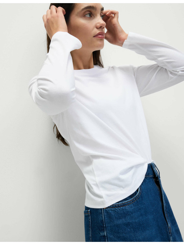 Marks & Spencer Top od čistog pamuka za svakodnevno nošenje Marks & Spencer bijela