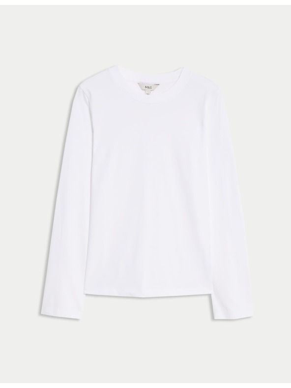 Marks & Spencer Top od čistog pamuka za svakodnevno nošenje Marks & Spencer bijela