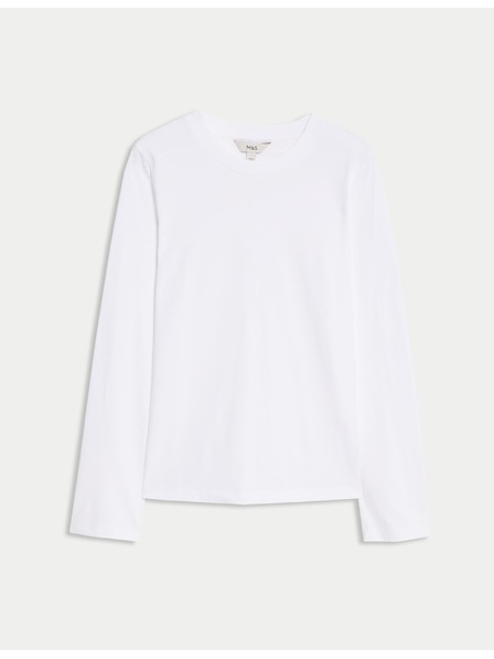 Marks & Spencer Top od čistog pamuka za svakodnevno nošenje Marks & Spencer bijela