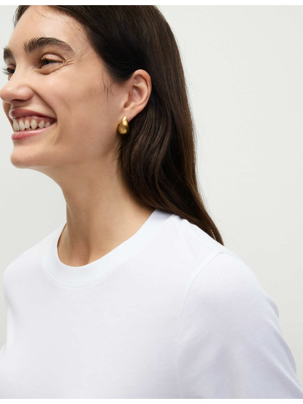 Marks & Spencer Top od čistog pamuka za svakodnevno nošenje Marks & Spencer bijela