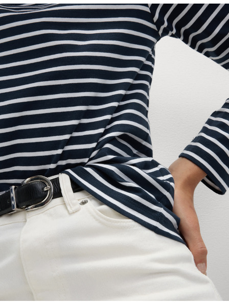 Marks & Spencer Top od čistog pamuka za svakodnevno nošenje Marks & Spencer mornarsko plava