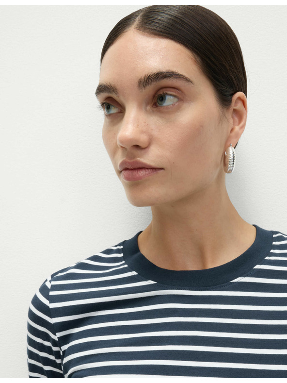 Marks & Spencer Top od čistog pamuka za svakodnevno nošenje Marks & Spencer mornarsko plava