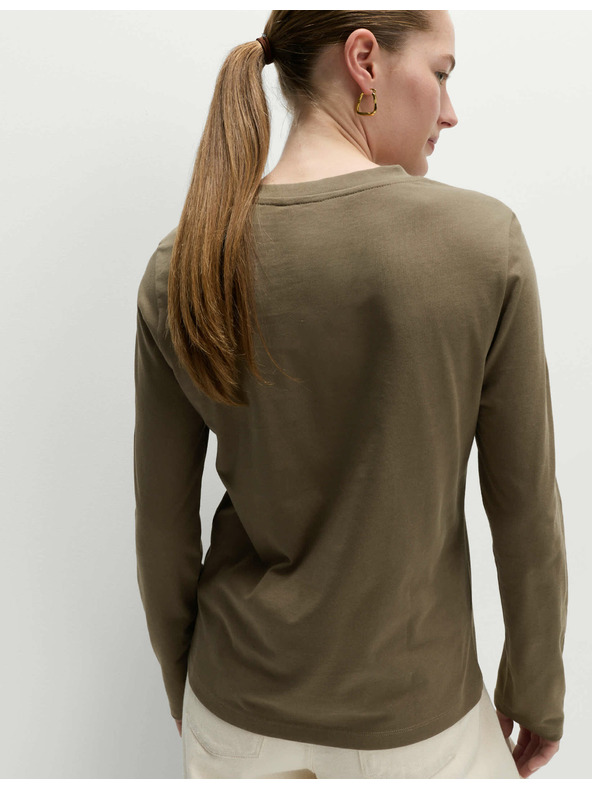 Marks & Spencer Top od čistog pamuka za svakodnevno nošenje Marks & Spencer zelena