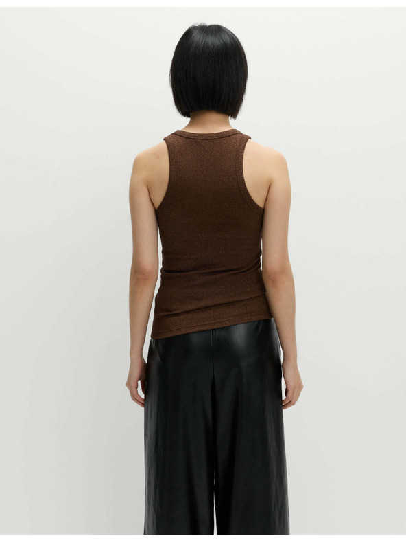 Marks & Spencer Blistavo top, s visokim udjelom conte Marks & Spencer smeđa