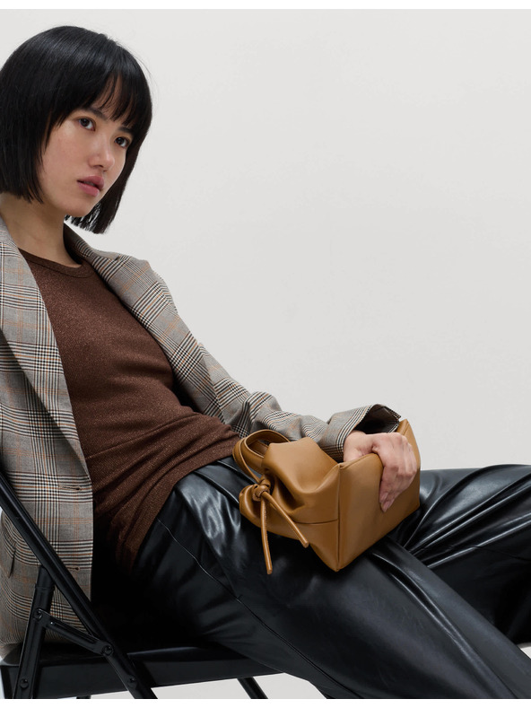 Marks & Spencer Blistavo top, s visokim udjelom conte Marks & Spencer smeđa