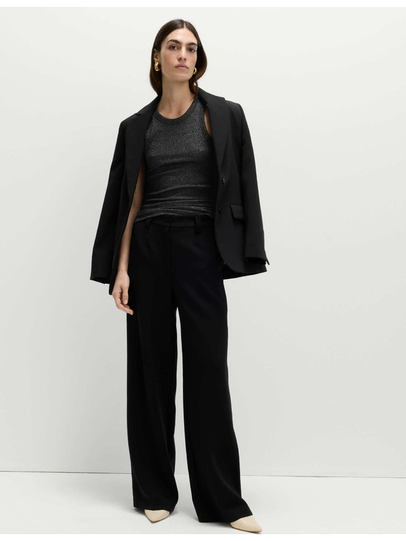 Marks & Spencer Blistavo top, s visokim udjelom conte Marks & Spencer crna