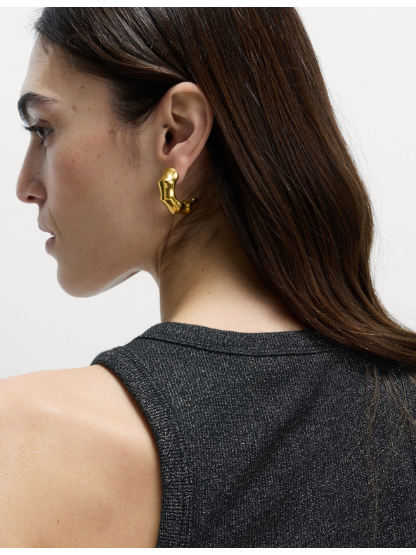 Marks & Spencer Blistavo top, s visokim udjelom conte Marks & Spencer crna