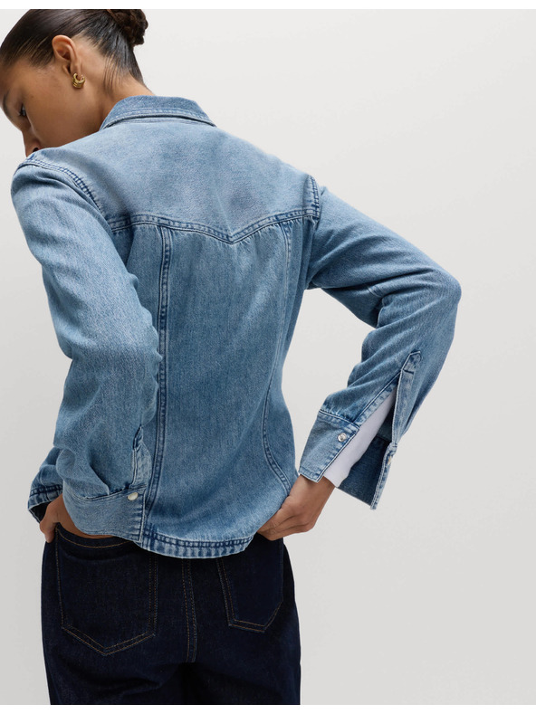 Marks & Spencer Kovbojska traper košulja Marks & Spencer mornarsko plava