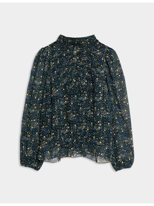 Marks & Spencer Cvjetasta bluza s dugim rukavima Marks & Spencer crna