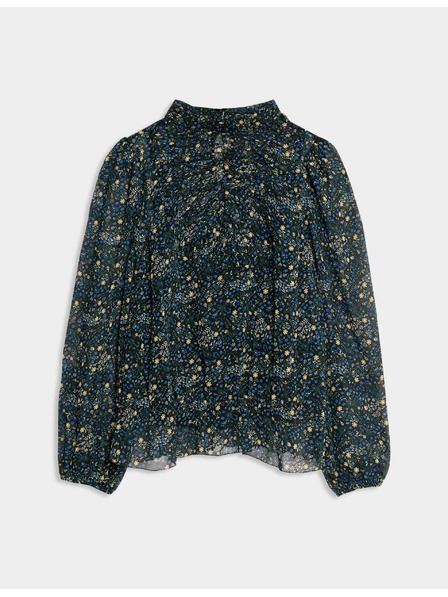 Marks & Spencer Cvjetasta bluza s dugim rukavima Marks & Spencer crna