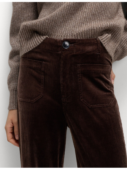 Marks & Spencer Somot hlače širokih nogavica Marks & Spencer smeđa