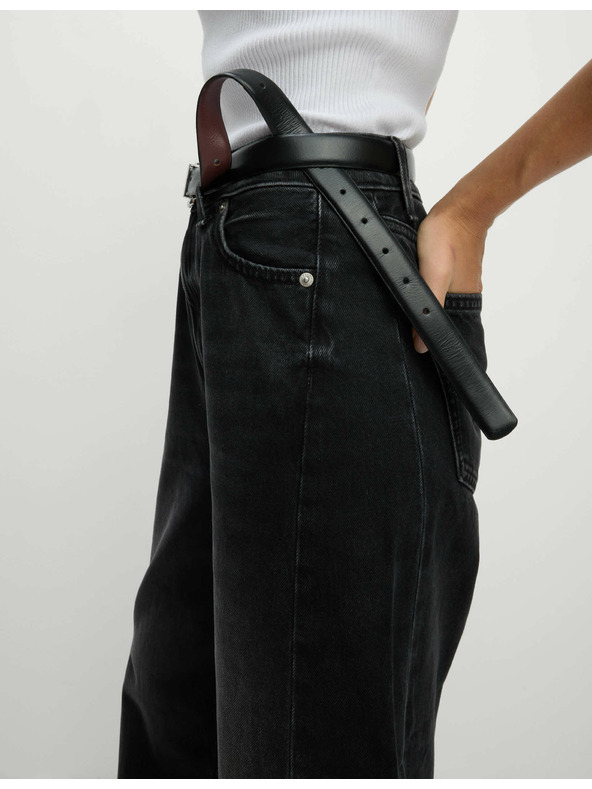 Marks & Spencer Ravne traperice sa srednjim strukom Marks & Spencer crna