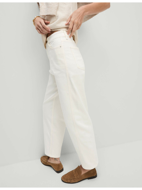 Marks & Spencer Traperice uskog kroja do gležnjeva visokog struka Marks & Spencer krem