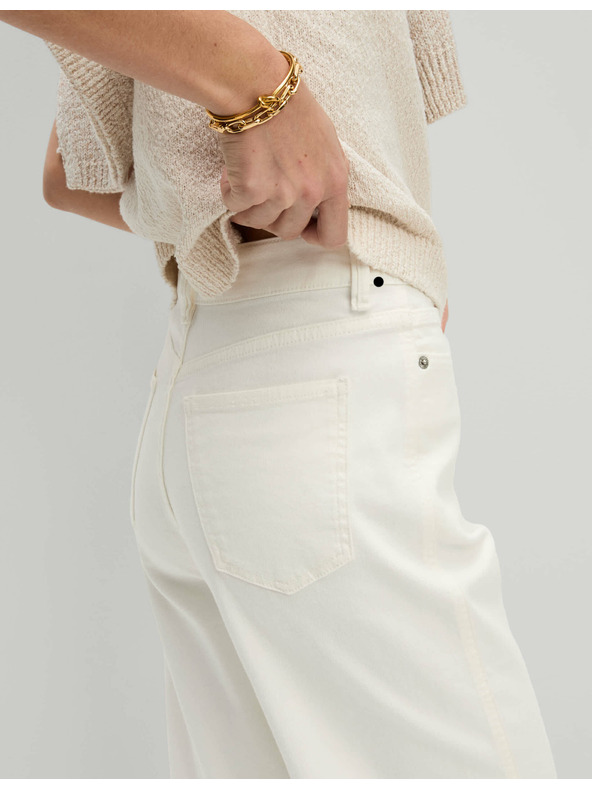 Marks & Spencer Traperice uskog kroja do gležnjeva visokog struka Marks & Spencer krem