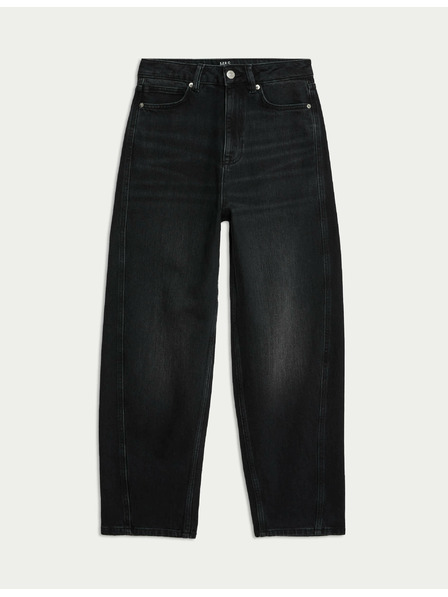 Marks & Spencer Traperice uskog kroja do gležnjeva visokog struka Marks & Spencer crna