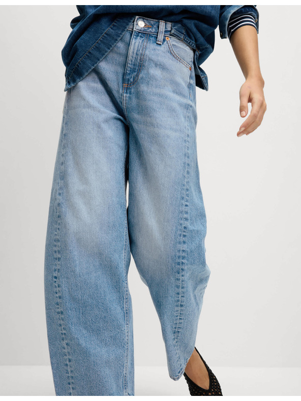 Marks & Spencer Ravne traperice sa srednjim strukom Marks & Spencer mornarsko plava