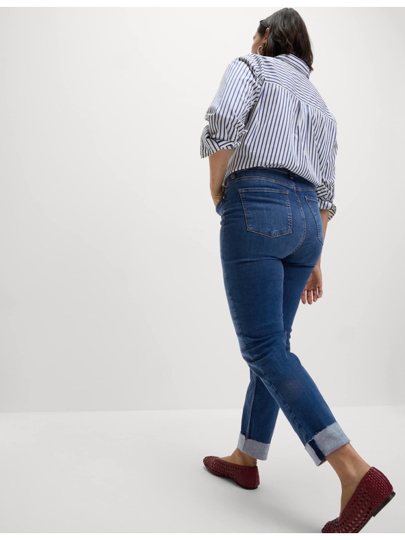 Marks & Spencer Super meke traperice Harper visokog struka Marks & Spencer mornarsko plava