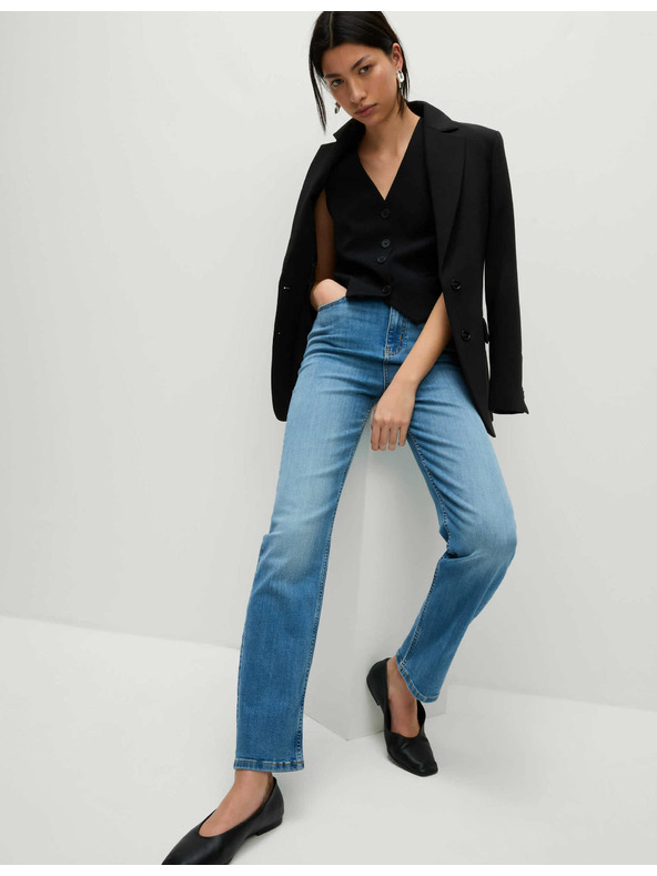 Marks & Spencer Traperice Sienna Supersoft visokog struka Marks & Spencer mornarsko plava