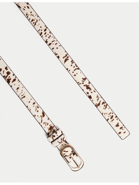 Marks & Spencer Uski kožni remen Marks & Spencer smeđa