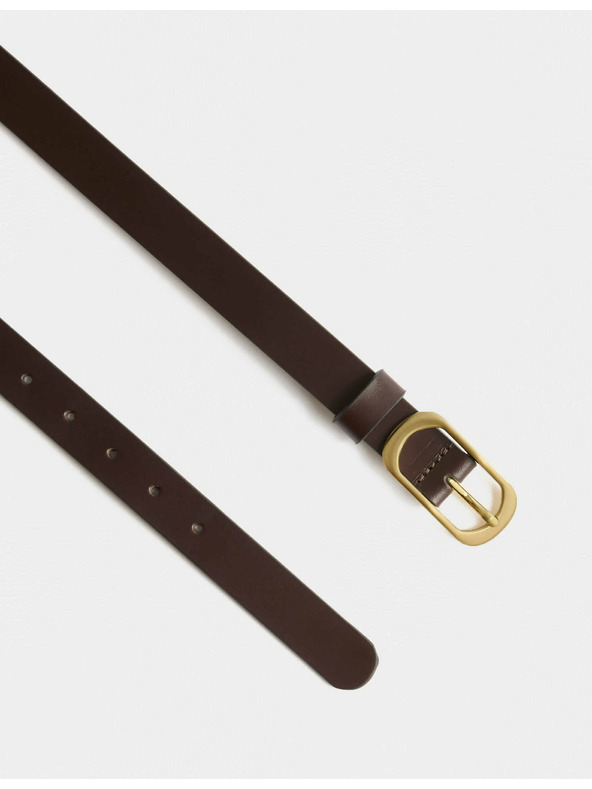 Marks & Spencer Kožni remen za traperice Marks & Spencer smeđi