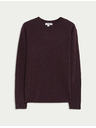 Marks & Spencer Pulover od čistog kašmira, s teksturom i okruglim izrezom Marks & Spencer ljubičasta