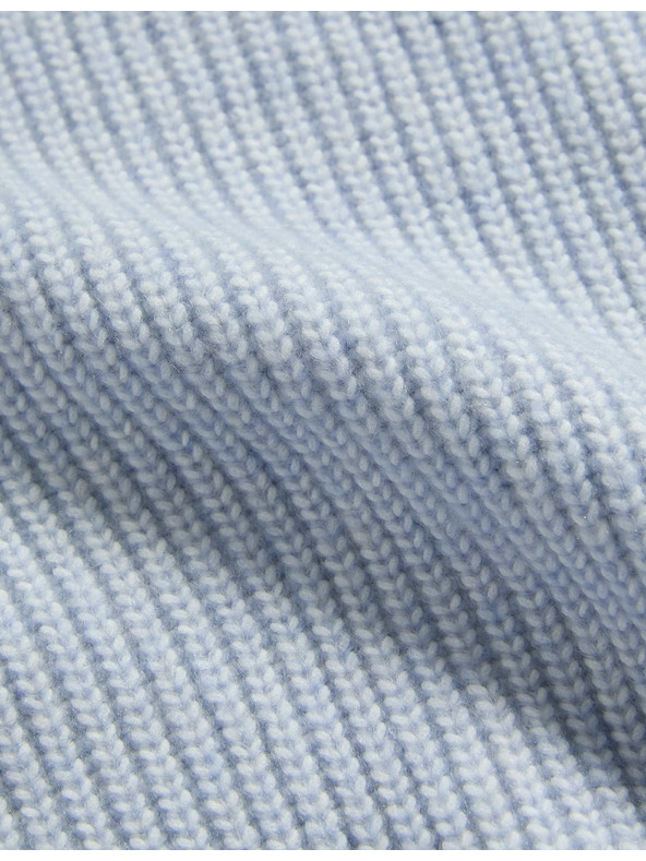 Marks & Spencer Prugasti džemper od meke prediva s okruglim izrezom Marks & Spencer plava