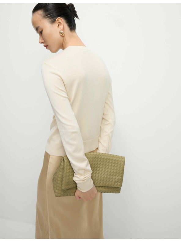 Marks & Spencer Kardigan s okruglim izrezom i gumbima sprijeda Marks & Spencer krem