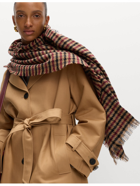 Marks & Spencer Dugački trench kaput s pojasom, visok udio pamuka Marks & Spencer smeđa