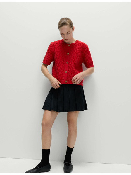 Marks & Spencer Plisirana mini suknja s prugama Marks & Spencer mornarsko plava