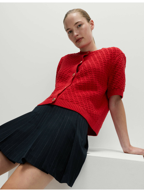 Marks & Spencer Plisirana mini suknja s prugama Marks & Spencer mornarsko plava