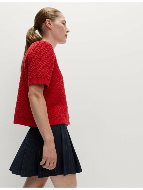 Marks & Spencer Plisirana mini suknja s prugama Marks & Spencer mornarsko plava