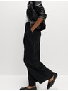 Marks & Spencer Hlače sa naborima i širokim nogavicama Marks & Spencer crna