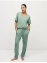 Marks & Spencer Pidžama top s čipkastim detaljima Marks & Spencer zelena