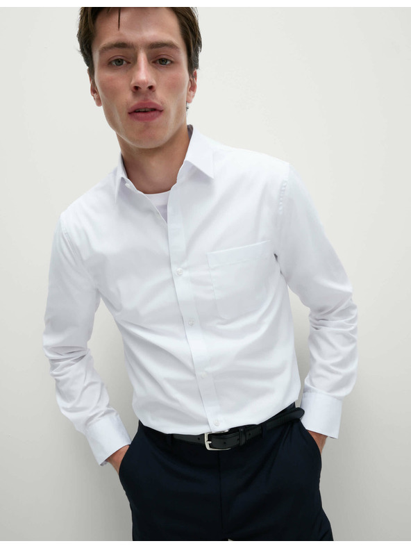 Marks & Spencer Uska košulja dugih rukava 3 pakiranja Marks & Spencer bijela