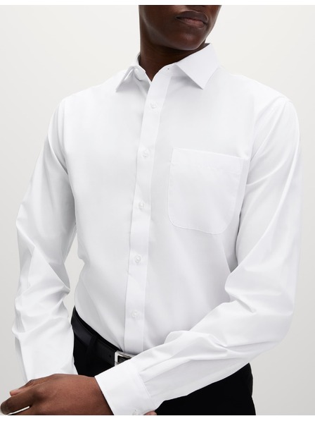 Marks & Spencer Trodijelni set muške bijele košulje Marks & Spencer