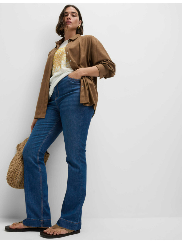 Marks & Spencer Marks & Spencer tamnoplave traperice visokog struka za žene