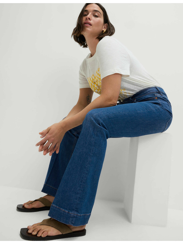 Marks & Spencer Marks & Spencer tamnoplave traperice visokog struka za žene