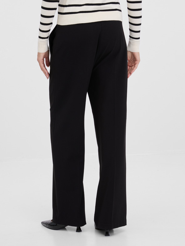 Orsay Crne ženske široke hlače ORSAY